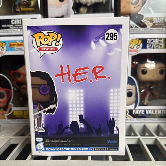 Funko POP! Rocks H.E.R. with Guitar Music Figure #295! - Picture 4 of 7